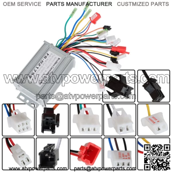 350W DC 36V/48V Electric Bicycle E-bike Scooter Brushless Motor Speed Controller - Image 4