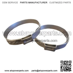 CanAm Outlander Renegade Pair Driveshaft Clamps Vibration Resistant Crimp Boot