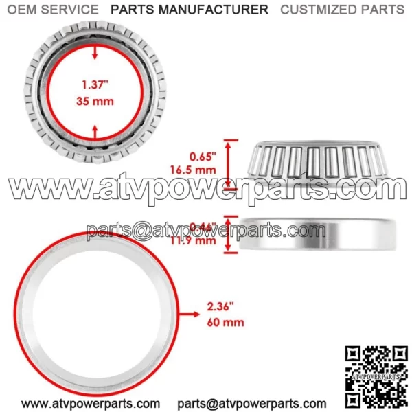 Rear Hub Repair Kit For Polaris Scrambler 500 2005-2012 - Image 2