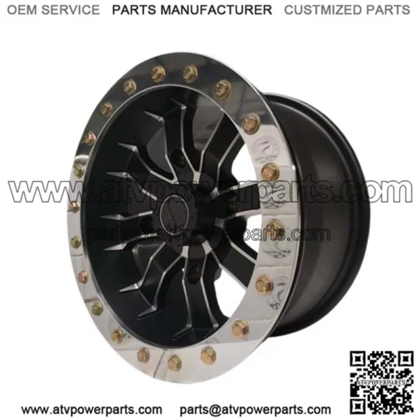 alloy rim AR640 beadlock 12x7 offset 4+3 otwory 4/136 Can-am - Image 2