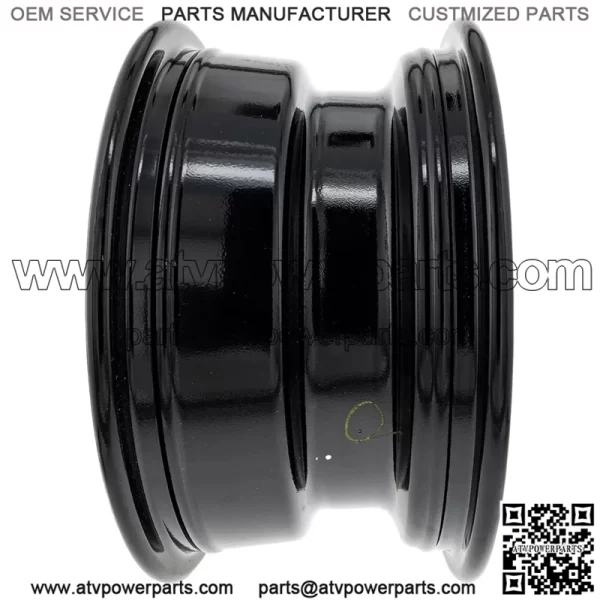 Polaris 1523451-067 Black Front Wheel Rim 12x6 Ranger Sportsman EV 500 570 700 - Image 3