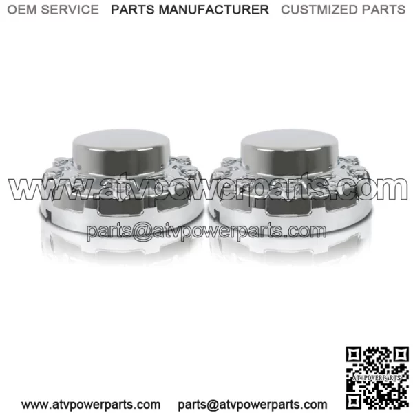 2*Rear Wheel Center Hub Caps For 2019 2020 2021 Dodge Ram 4500 5000 Chrome