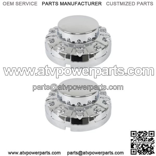 2*Rear Wheel Center Hub Caps For 2019 2020 2021 Dodge Ram 4500 5000 Chrome - Image 2