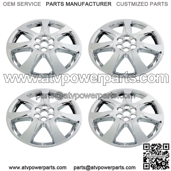 4X Chrome 20" Hubcaps For Cadillac SRX 2010-2013 Wheel Cover Hub Caps Rim Cover - Image 2