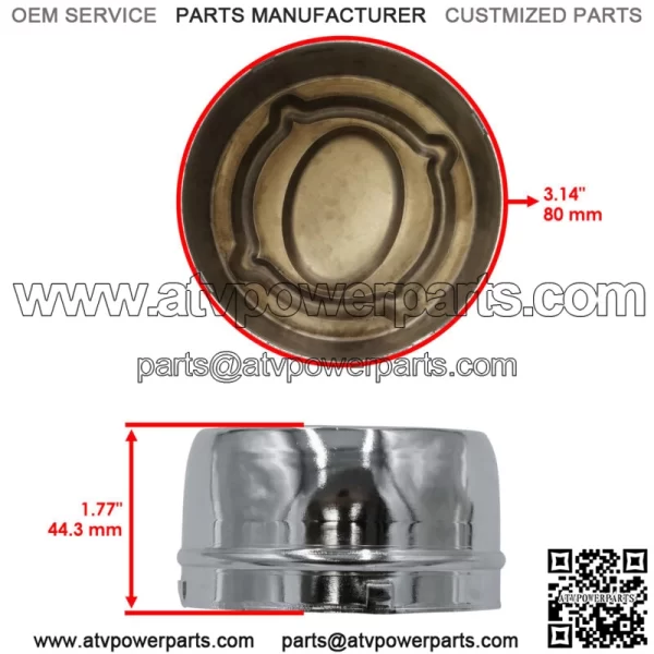 1521128 Wheel Cap For Polaris RZR 4 XP 900 12 / 4 900 14 / Sportsman X2 800 2009 - Image 2
