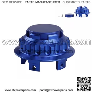 Mercedes-Benz wheel center cover #blue