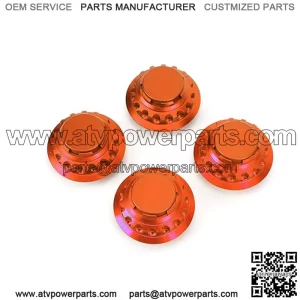 Mercedes-Benz wheel center cover #orange