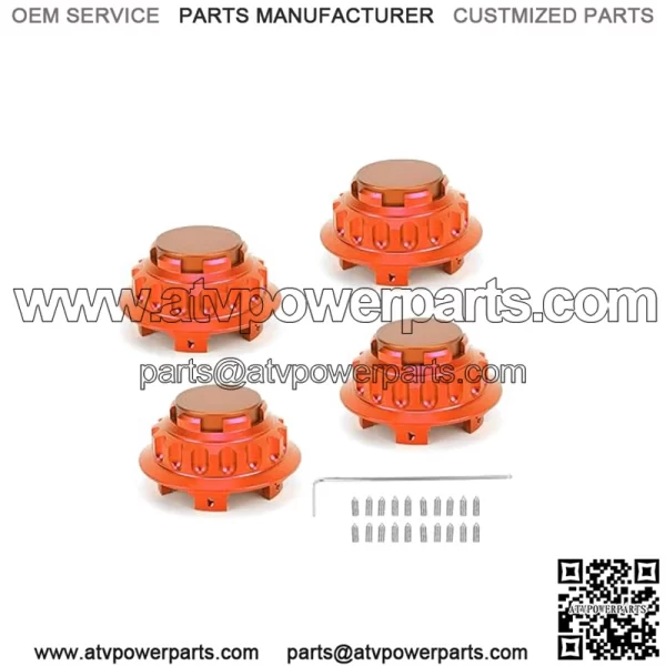 Mercedes-Benz wheel center cover #orange - Image 2