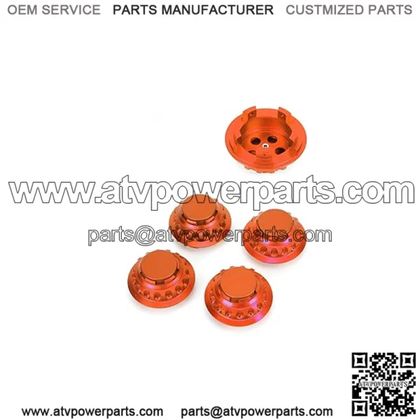 Mercedes-Benz wheel center cover #orange - Image 3