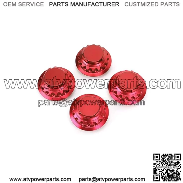 Mercedes-Benz wheel center cover #red - Image 2