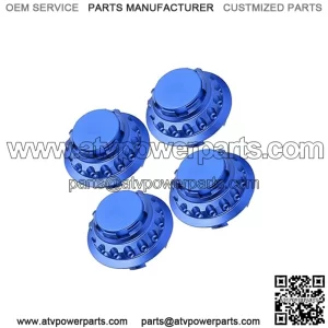 BMW Honda wheel center cover #blue