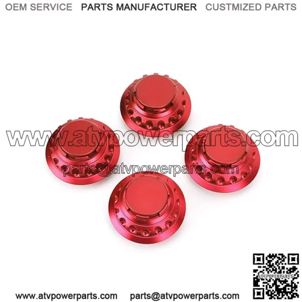 BMW Honda wheel center cover #red - Image 3