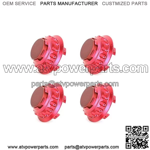 BMW Honda wheel center cover #red - Image 4