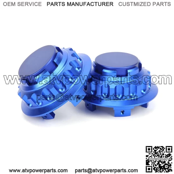 Porsche wheel center cover #blue - Image 3