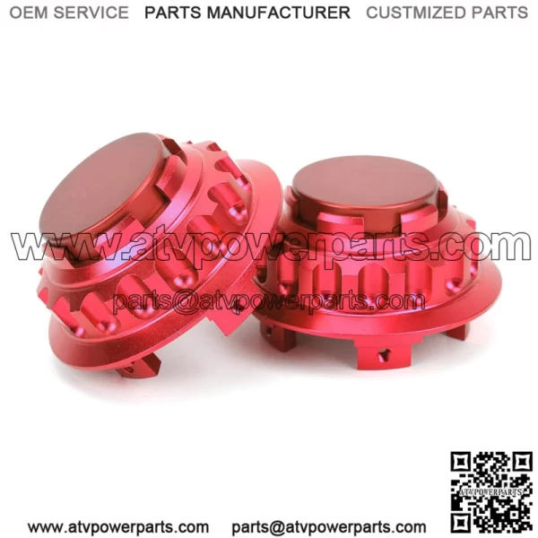 Porsche wheel center cover #red - Image 2
