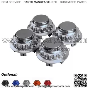 Porsche wheel center cover #titanium