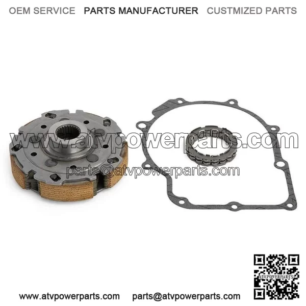 For Yamaha Grizzly 660 Rhino YXR660 Wet Clutch Pad Shoe One Way Bearing Gasket (Fits: Yamaha Rhino 660)