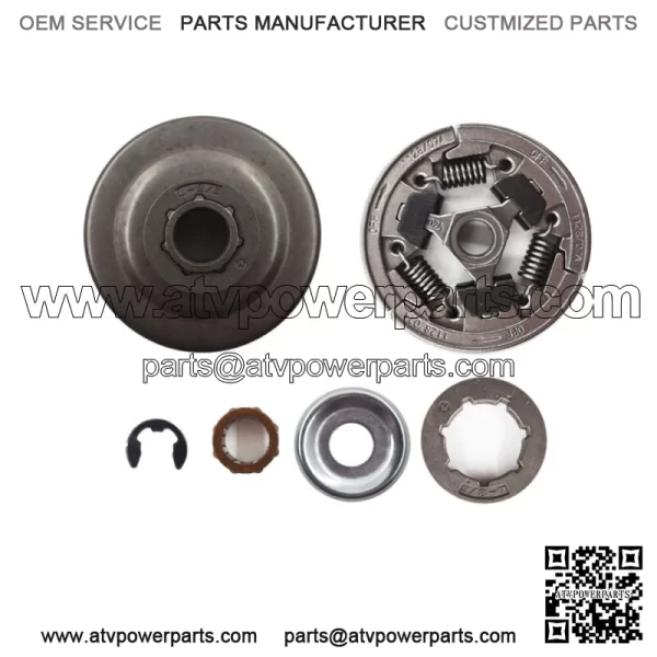 Fit For 036 MS360 Chainsaw 3/8"-7T Clutch Drum Rim Sprocket Bearing Kit - Image 3
