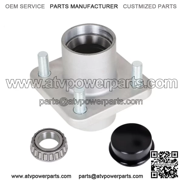 Front Hub Assembly Wheel Hub For EZGO TXT/ Medalist G/E Golf Cart 1976-2001.5