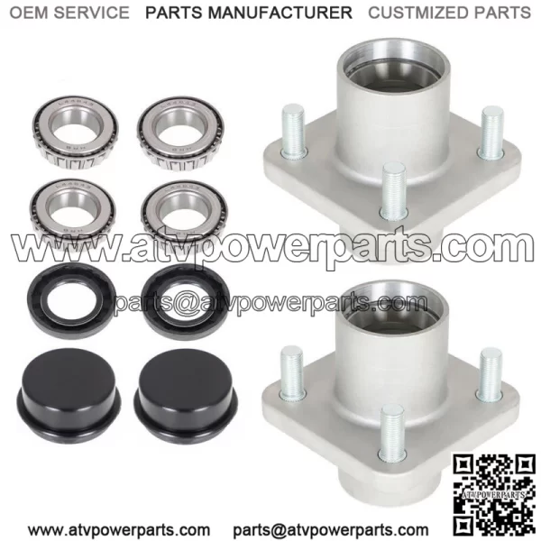 Golf Cart Front Hub Assembly Wheel Hubs For EZGO TXT/ Medalist G&E 1976-2001.5
