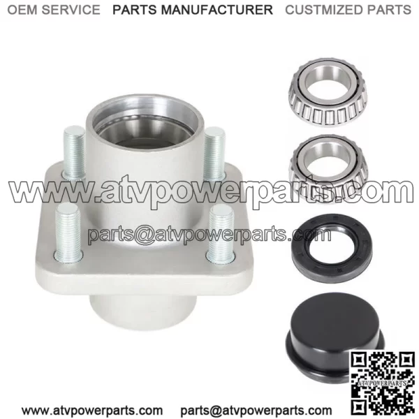 Golf Cart Front Hub Assembly Wheel Hubs For EZGO TXT/ Medalist G&E 1976-2001.5 - Image 3