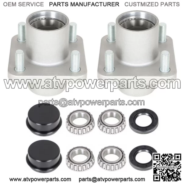 Golf Cart Front Hub Assembly Wheel Hubs For EZGO TXT/ Medalist G&E 1976-2001.5 - Image 4