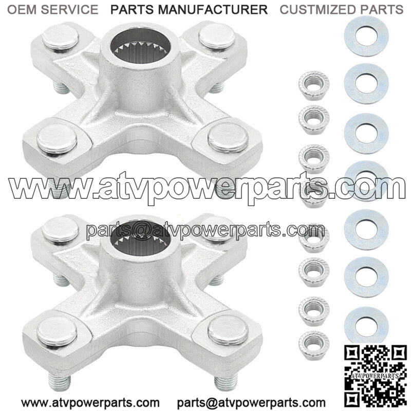 2PCS Rear Wheel Hub Kit for Yamaha Blaster 200 YFS200 1988-2006 2XJ-25383-50-00 (For: Yamaha)