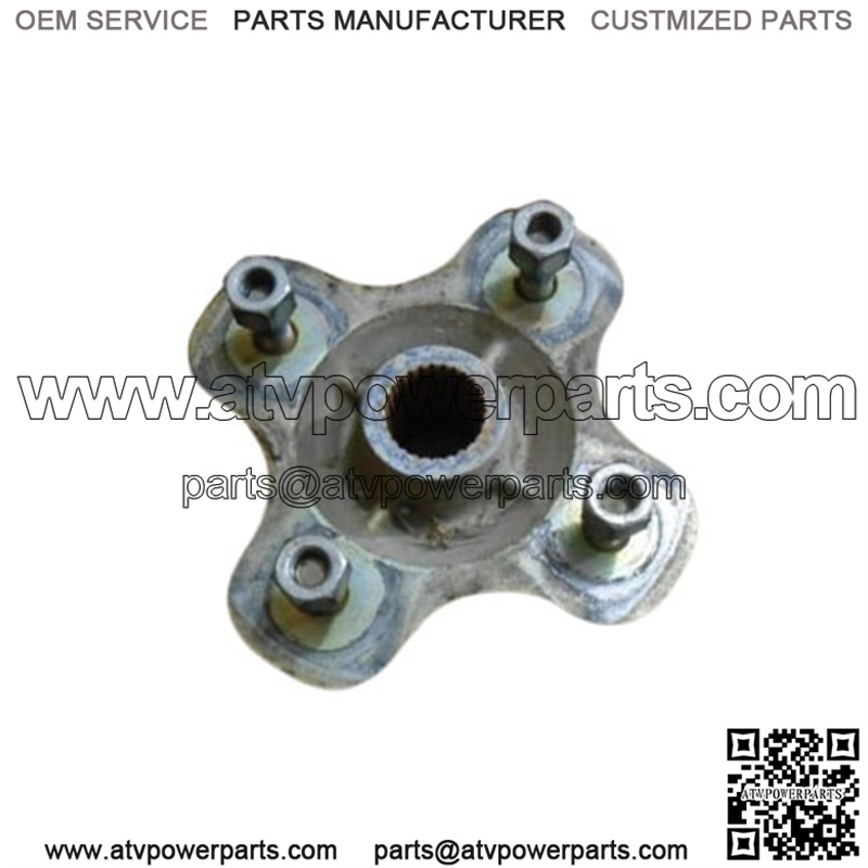 Yamaha Moto 4 YFM350 YFM 350 89 1989 rear hub back wheel lug nuts back