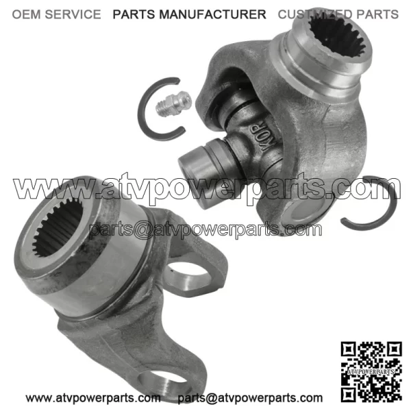 2x Front Drive Shaft Yoke with U-Joint for Yamaha Grizzly 450 YFM450 YFM45F 2007 (For: 2006 Yamaha Rhino 660) - Image 4