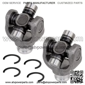Front Drive Shaft Yokes W/U-Joints for Yamaha Rhino 660 YXR660 4X4 2004-2007 (Fits: Yamaha Rhino 660)