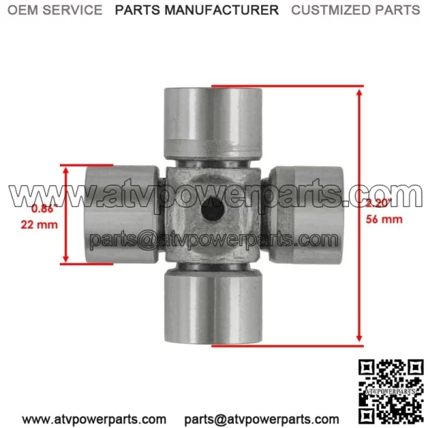 Front Drive Shaft Yoke for Can-Am Commander 1000 DPS X XT XTP LTD 2013 w/U-joint - Image 3