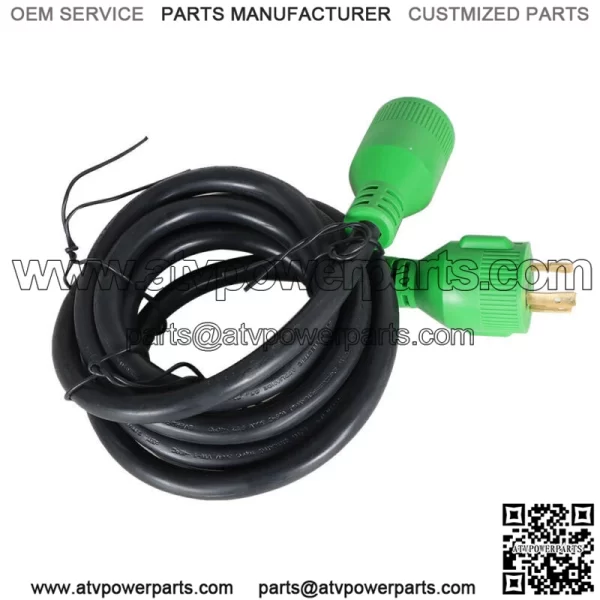 3 Prong 30 Amp 10FT Generator Extension Cord 10 Feet NEMA L5-30P/L5-30R 125V - Image 3