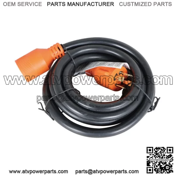 30 Amp 15 FT NEMA L14-30 4 Wire 10 Gauge 125/250V Generator Power Cord Adapter - Image 3