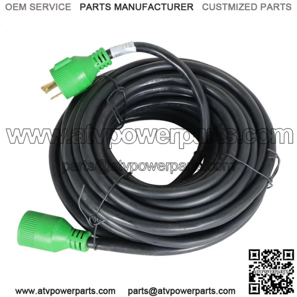 3 Prong 30 Amp Generator Extension Cord 75 Feet NEMA L5-30P - L5-30R 125V - Image 5