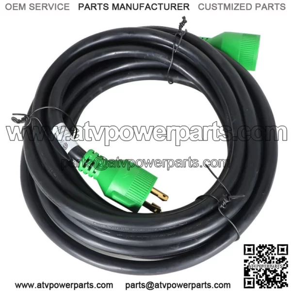 25/50Ft Generator Extension Power Cord Copper Wire L14-30 30 Amp Power Inlet Box - Image 4