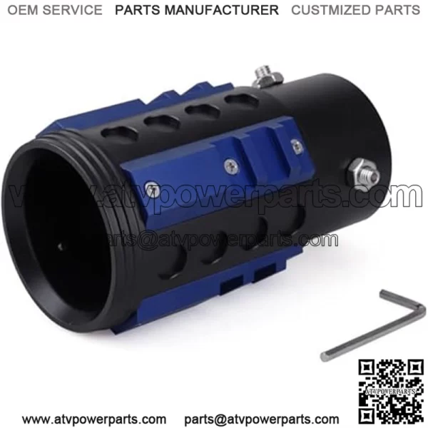 63mm aluminum alloy tail throat #blue