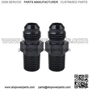 AN8 male to 1/4NPT 2-pack
