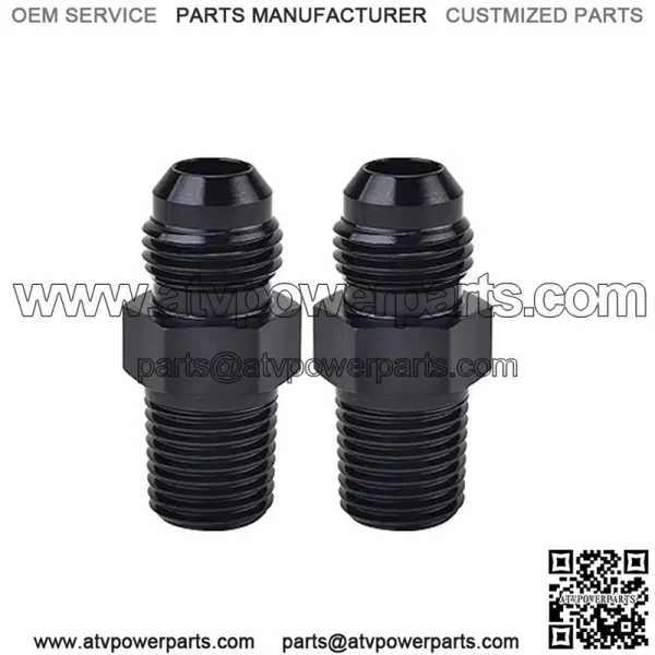 AN8 male to 3/8NPT 2-pack