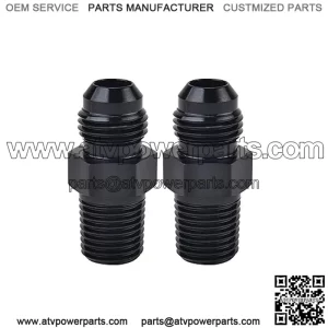 AN10 male to 3/8NPT 2-pack