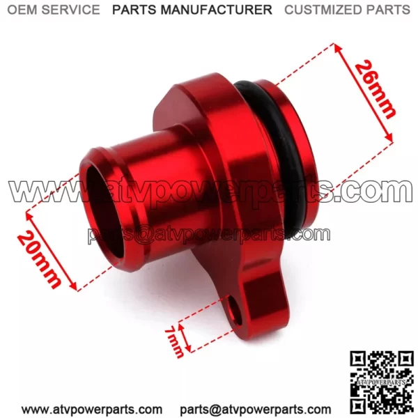 BMW water pipe connector#red - Image 2