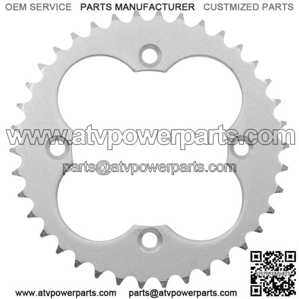 Rear Sprocket for Honda TRX450R TRX450ER 2006 2007 2008 2009 2010 2011 2012-2014 (For: Honda) - Image 3