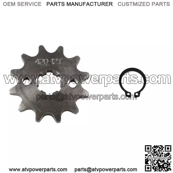 420Chain 17mm 10-18T Front Sprocket For 50 70 90 110 125 140cc ATV Pit Dirt Bike - Image 3