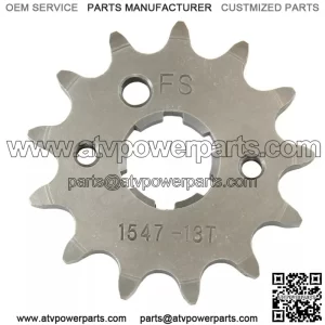 13 Tooth Front Steel Sprocket for Yamaha Warrior 350, Banshee 350 & Raptor 350