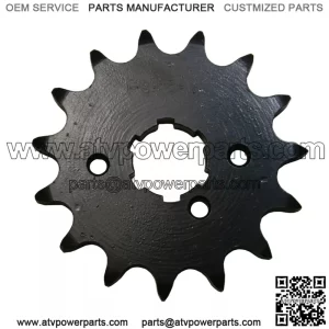 15 Tooth Front Steel Sprocket for Yamaha Warrior 350, Banshee 350 & Raptor 350