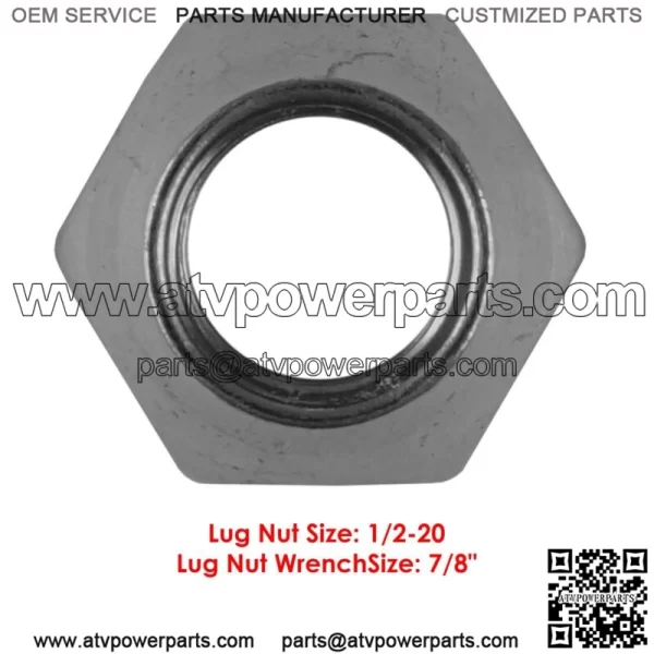 4x Rear Wheel Lug Nut For Polaris Magnum 425 2x4 4x4 6x6 1995-1997 1/2-20 - Image 2