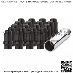 48mm Toyota model 7075 nut opposite side 19mm M12*1.5# black