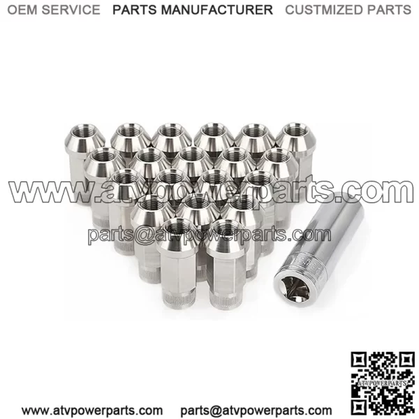 50mm Stainless steel nut straight grain (19 pairs of sides) 1/2-20