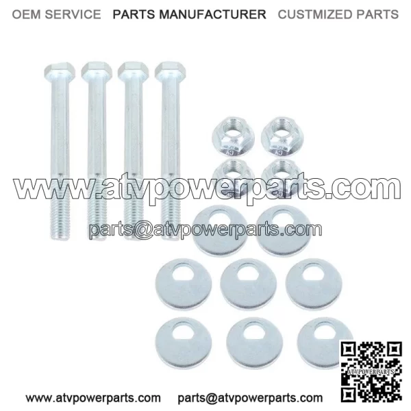 For 2004-15 Infiniti Nissan Front Driver & Passenger Side Camber Cam Bolt Kit V8 - Image 3