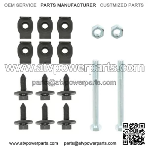 For 1967-1981 Camaro Front Leaf Spring Bracket Mounting Eye Bolts J-Clips