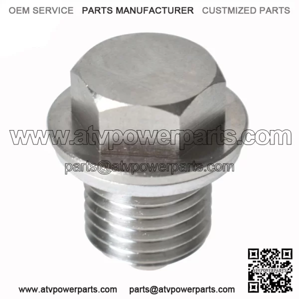 Stainless Steel Oil Drain Plug with NEODYMIUM Magnet (M14 x 1.5 MM)  New - Image 4